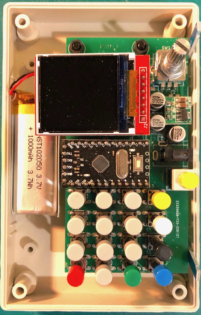 Figure 12 : La manette montée dans son boitier